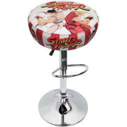 Tabouret Arcade Street Fighter Ryu & Ken