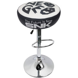 Neo Geo White & Black Arcade Stool