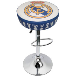 Taburete Arcade Real Madrid y sus Trofeos en Blanco