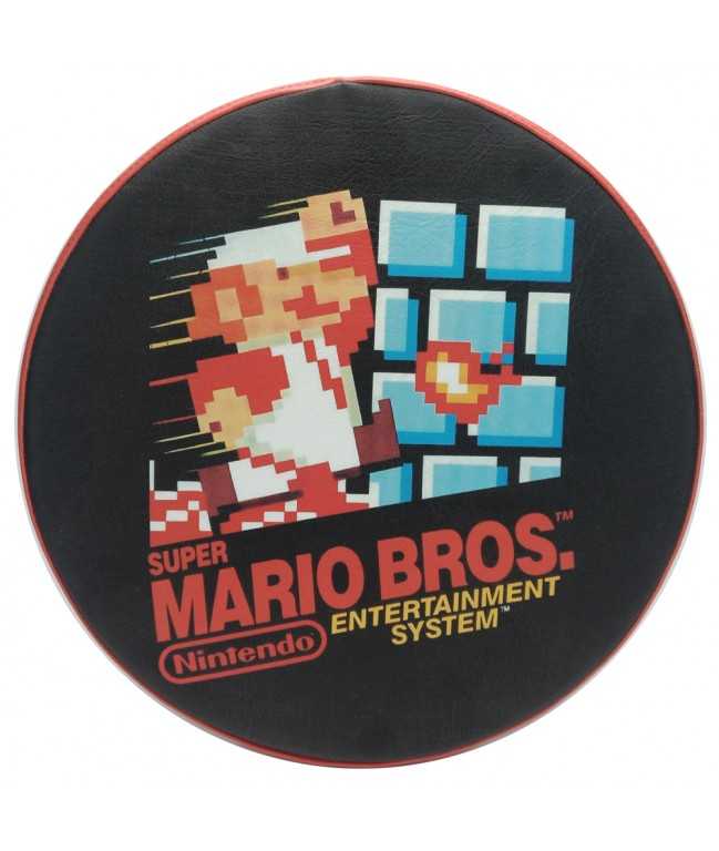 Super Mario Bros Arcade Stool TYPE OF UPHOLSTERY WITH LEATHER PACKAGING ...