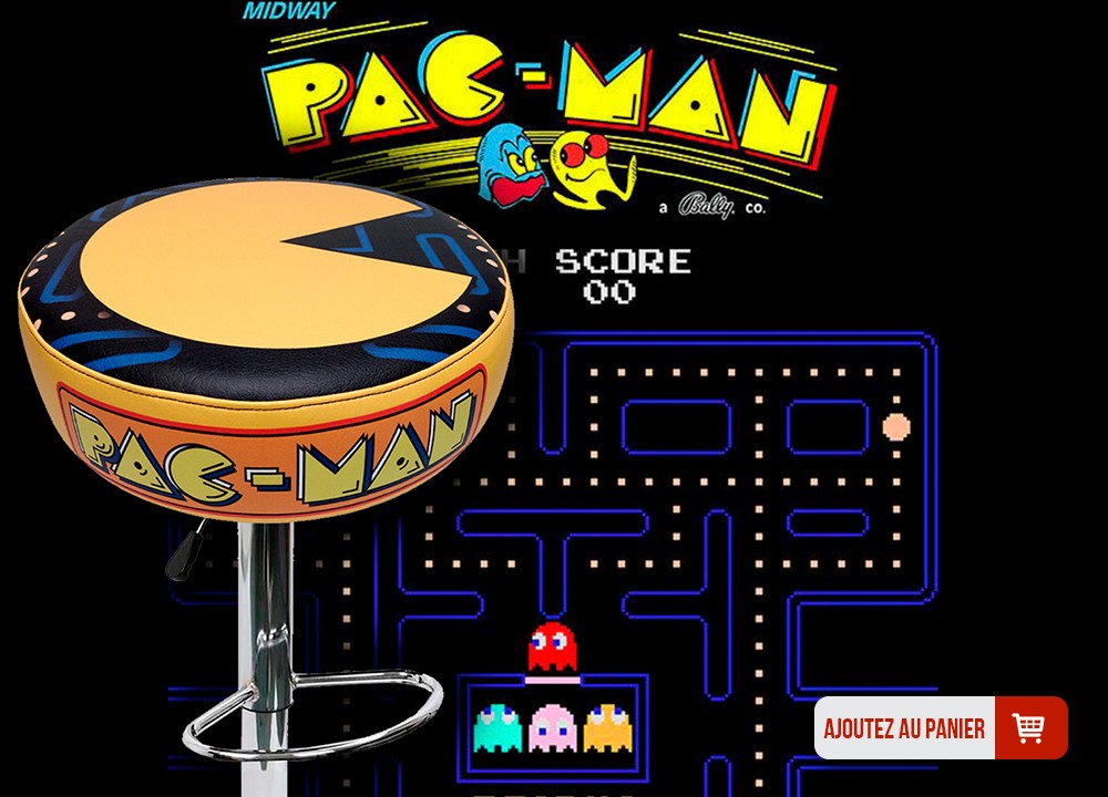 Tabourets Arcade PacMan